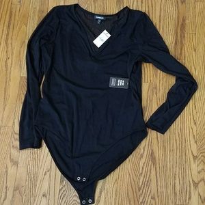Large Express Black Bodysuit